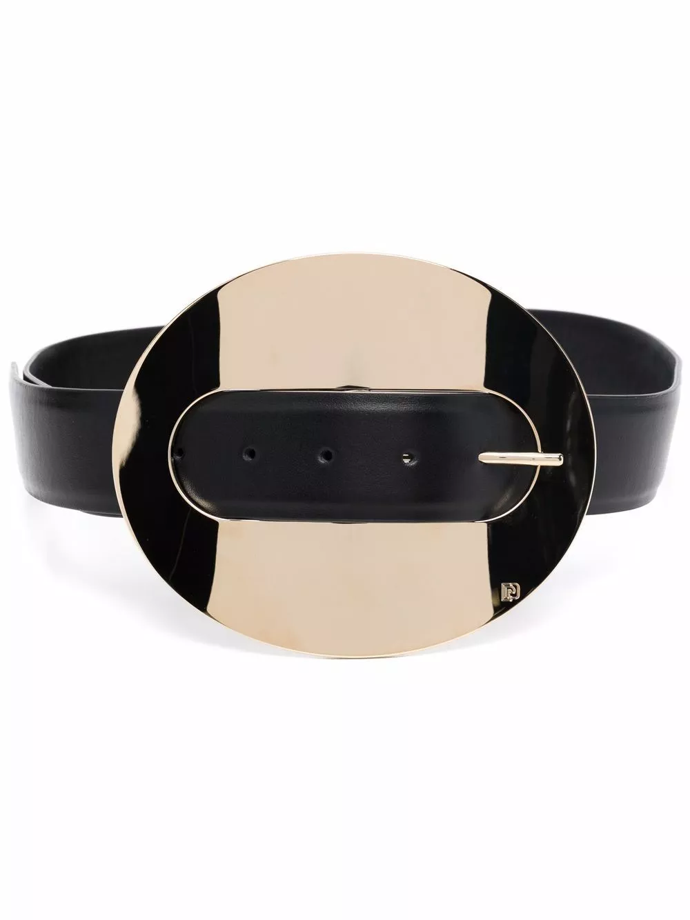 Rabanne disc buckle leather belt Women 0114