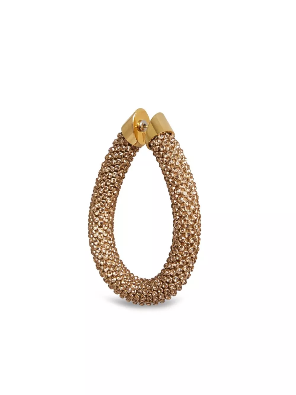 Cheap Rabanne Gold Pixel chainmail earrings Women 0113