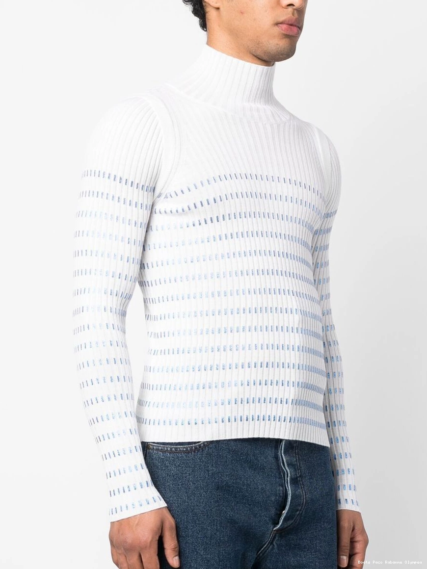 Affordable striped jumper Women Rabanne crew-neck 0304