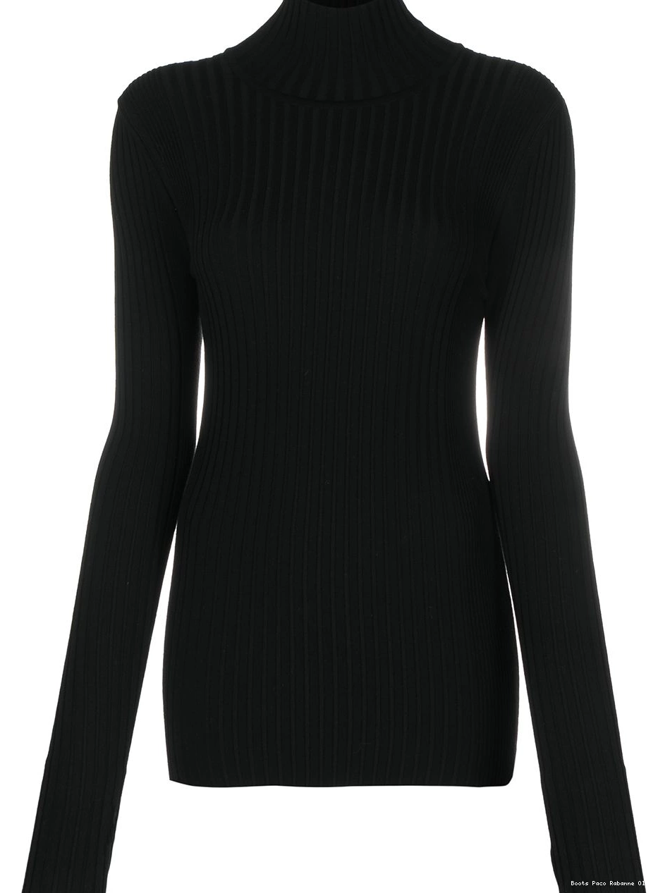 Cheap fitted jumper roll-neck Rabanne Women 0305